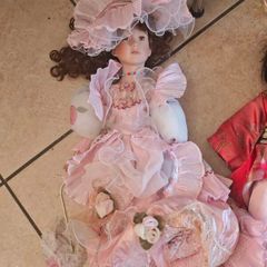 vintage porcelain dolls job lot perfect condition with certificates