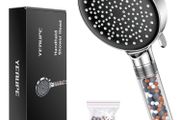 NEW SALE | Handheld Powerful Flow Beaded Showerheads Filter Pressure Boost Water Saving 6 Modes