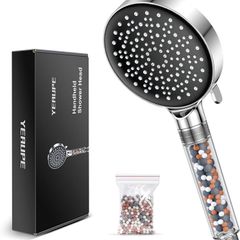 NEW SALE | Handheld Powerful Flow Beaded Showerheads Filter Pressure Boost Water Saving 6 Modes