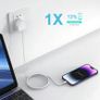 USB Plug UK,USB Charger Plugs Adaptor UK 5W Phone Plugs with USB Port Compact Mains Charge Head with Smart IC 5V 1AMP Charging Compatible with iPhone 13 12 11 SE XS XR X 8 7 6 5,iPad,Watch,2Pack Image 4
