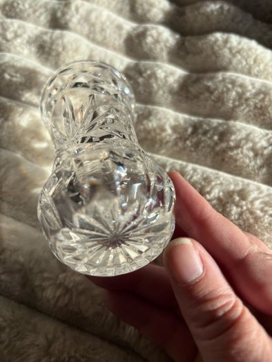Vintage Tyrone Irish Crystal Bud Vase (With Original Box & Care Guide)