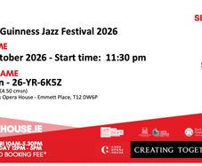 2 tickets Annie Mac at Cork Jazz Festival