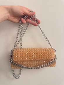 beaded hand made bag