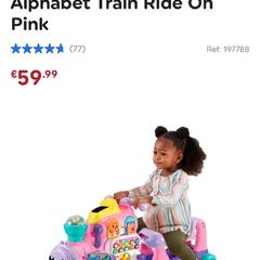 VTech Baby 4-in-1 Alphabet Train Ride On Pink