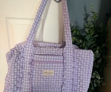 Beautiful Moon Nude Coquette Duffle bag for sale