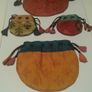 Beautiful framed silk bags from Nepal . Image 3