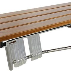 Wall-Mounted Foldable Shower Bench Teak Wood New Never Used