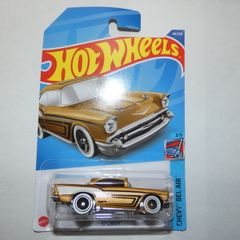 Hotwheels 57 Chevy Gold (2021) Chevy Bel Air 44/250 Carded