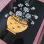 Art deco pair of foil art bouquets Image 2