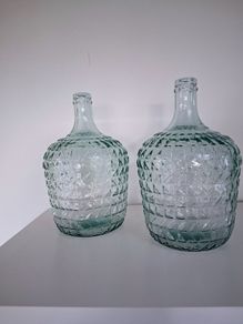 Large Glass Ornaments (2)