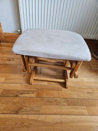 nursing chair and footrest
