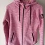 Gym + Coffee Womens Fleck Hoodie Image 2