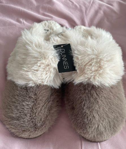 Brand new with tags fluffy slippers