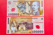 Romania. 100,000 Lei  2017   Pick  114a. Polymer  Plastic.  Uncirculated )