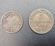 German States Prussia Copper coins