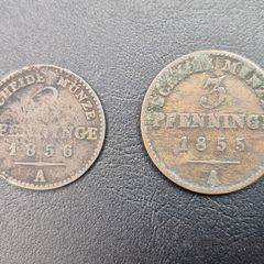 German States Prussia Copper coins