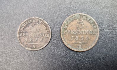 German States Prussia Copper coins