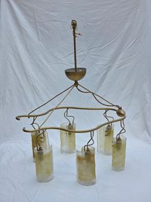 Sil Lux 6 Light Chandelier + Wall Lights