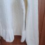New Ladies Pointelle Knit Cardigan Size Medium Image 7