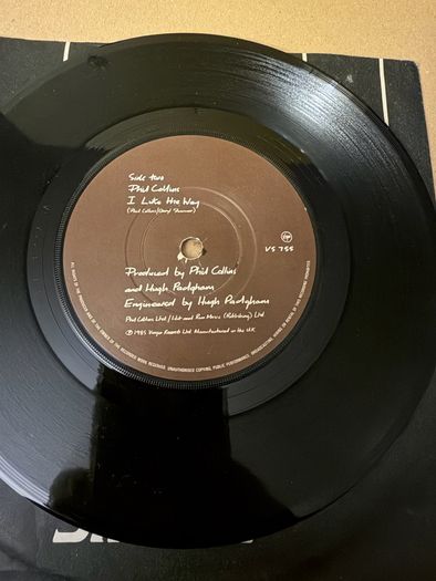 Phil Collins One More Night Original 1985 UK 7inch Vinyl