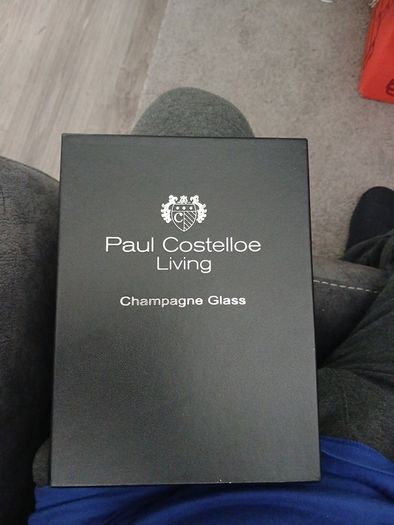Paul Costelloe champagne Glass