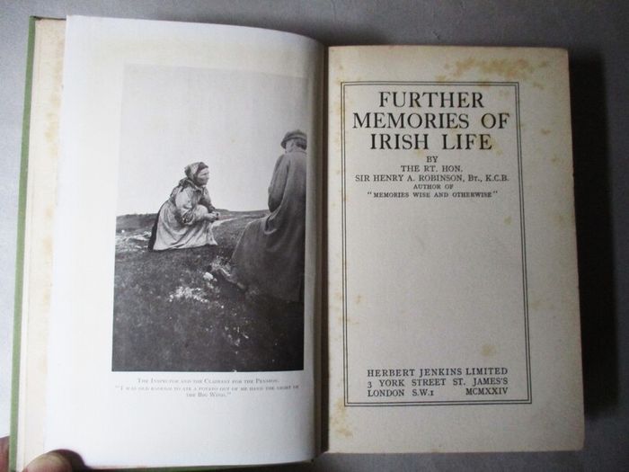 1924, Further Memories Of Irish Life