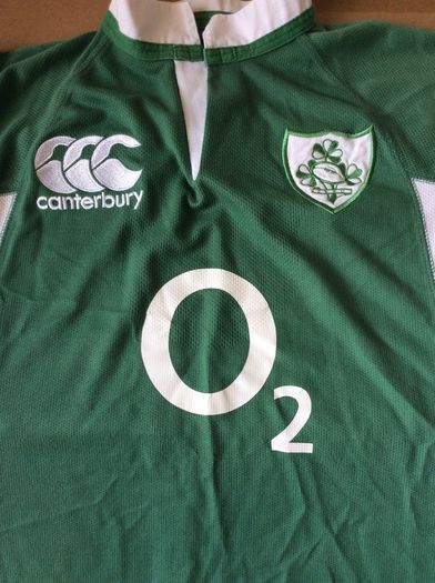 Ireland Jersey. Rugby Union. Super Rare Player Specification Home Jersey From Triple Crown Winning Season 2006-2007. Official Canterbury Jersey.