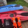 BIC Ouaossu Kayaks x1 with paddle & 2 life jackets Image 2