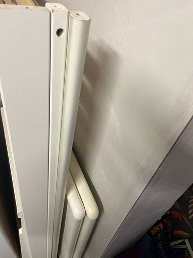 cot bed mattress + top changer