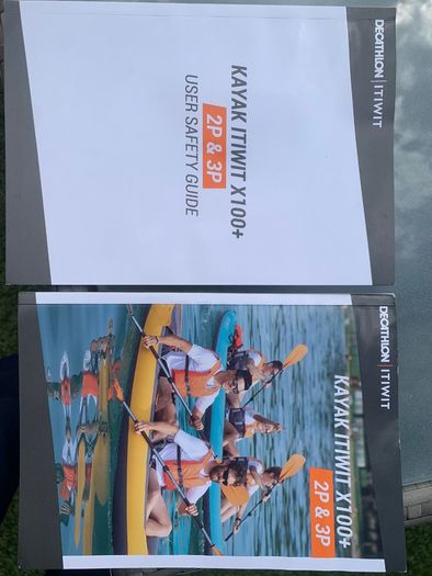 Inflatable 2-person kayak