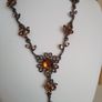 Victorian revival aesthetic  dark antiqued metal with warm amber tones Image 2