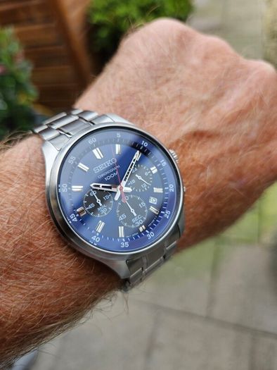 Watch Seiko Chronograph.