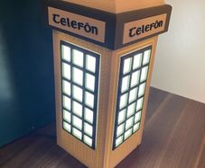 Old Irish Phone Box Light