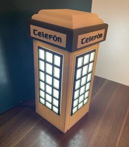 Old Irish Phone Box Light