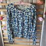 cardigan 100% cotton floral vintage inspired round neck cardigan uk 12 Image 9