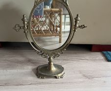 brass mirror