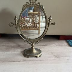brass mirror