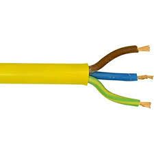 3 x 1.5 mm Yellow Artic Cable Per Meter