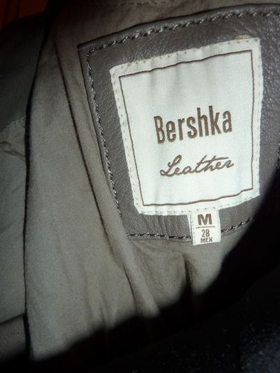 Bershka leather biker jacket size M