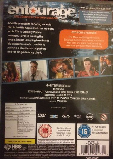 Entourage - Seasons 1-8 (Complete Series) [DVD TV Boxset]