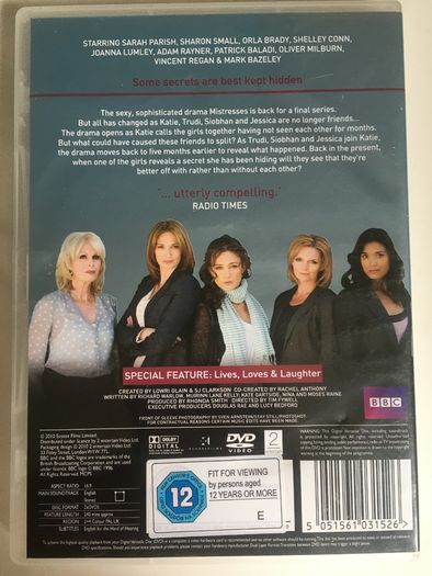 Mistresses - Series 3 [2010] [DVD TV Boxset]