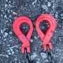 12'9" Tow Chain With Red Hooks Image 2