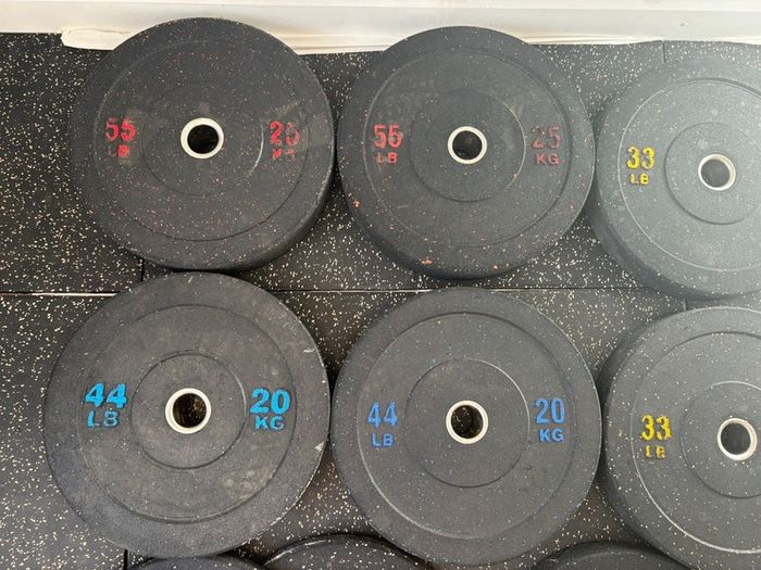 Plates Olympic Rubber Bumper Plates 160kg
