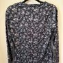 Fab Floral V Neck Top Size M! Image 3