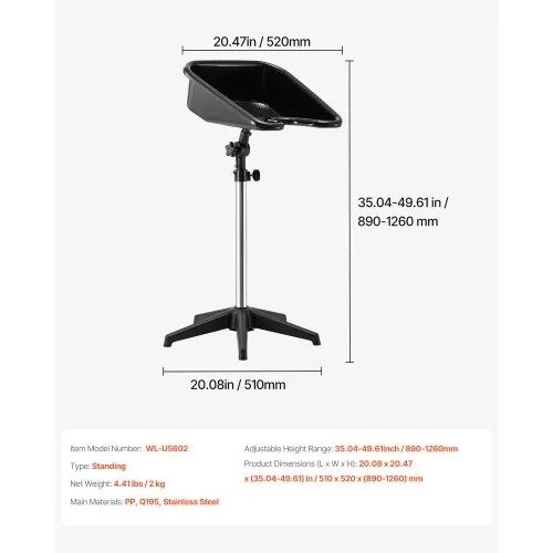 Portable Shampoo Bowl, Shampoo Sink with Adjustable Height & Angle, Salon Hair Wash Sink with Drain Hose and Star-Shaped Support Base