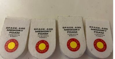 4 Memory Foam Shoe Wedges