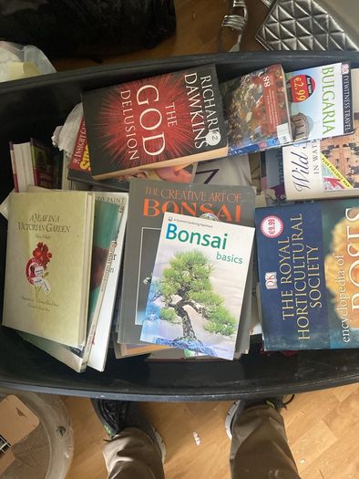 Huge box of Gardening Books