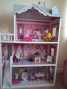 Large Dolls House with Furniture (Collect from Stillorgan)