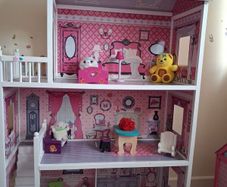 Large Dolls House with Furniture (Collect from Stillorgan)