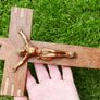 Antique Crucifix Wall Cross Image 9